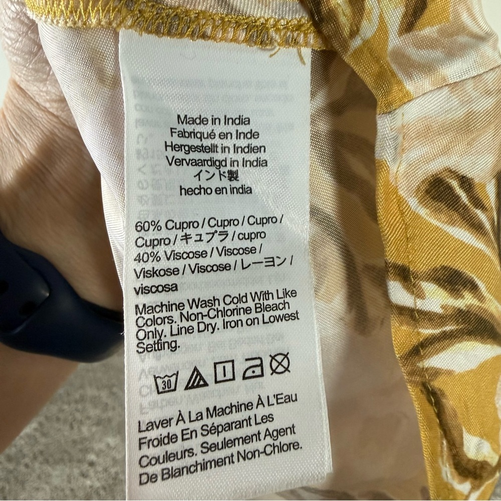 New Madewell Angelina Dress Chamomile Tea Yellow NWT Preppy Casual Women’s 6 - Picture 11 of 16